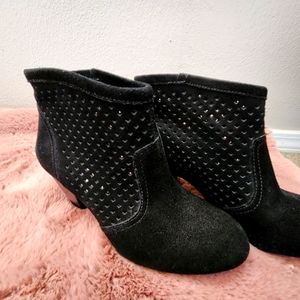 Jessica Simpson suede booties